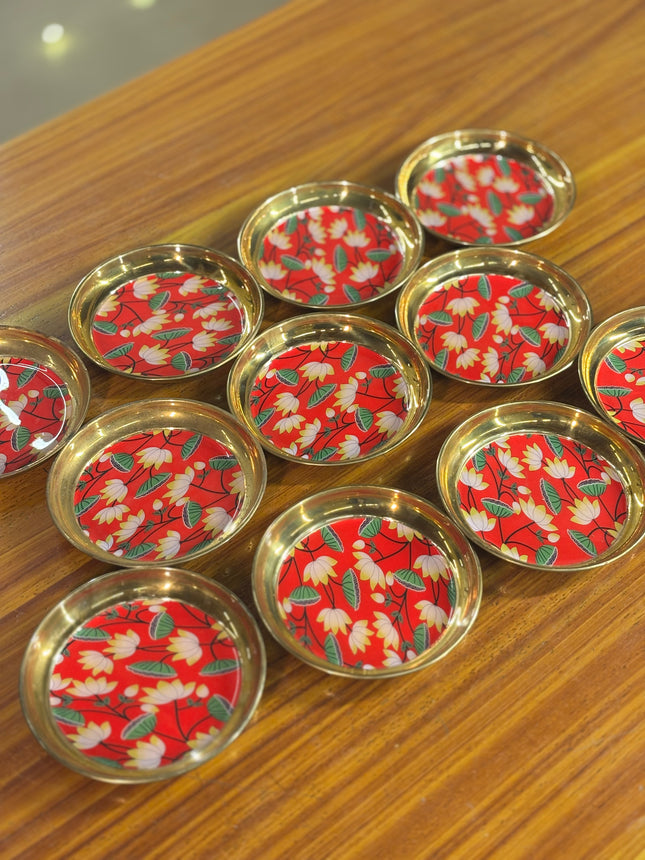 PRINTED BRASS PLATE (10 pieces)