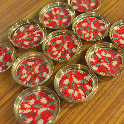 PRINTED BRASS PLATE (10 pieces)