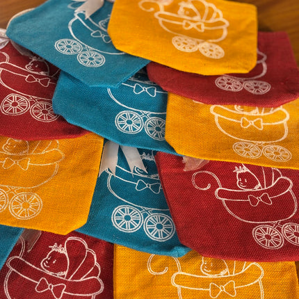 Baby Shower Jute Bag (10 pieces)