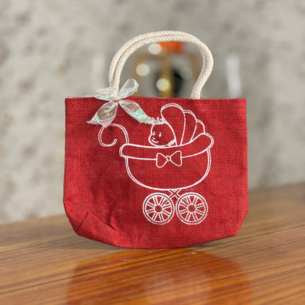 Baby Shower Jute Bag (10 pieces)