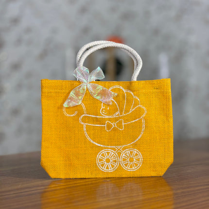 Baby Shower Jute Bag (10 pieces)