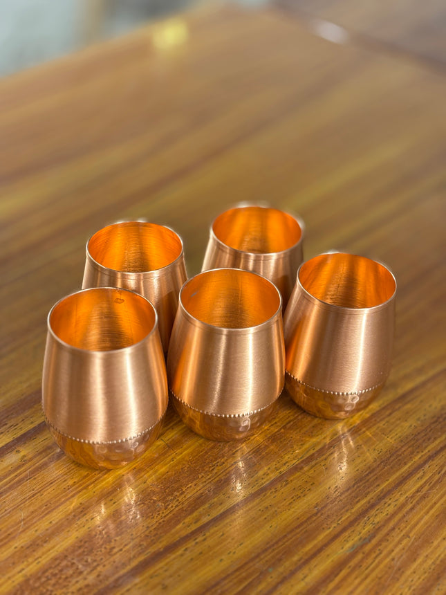 Plain Copper Glass (10 pieces)