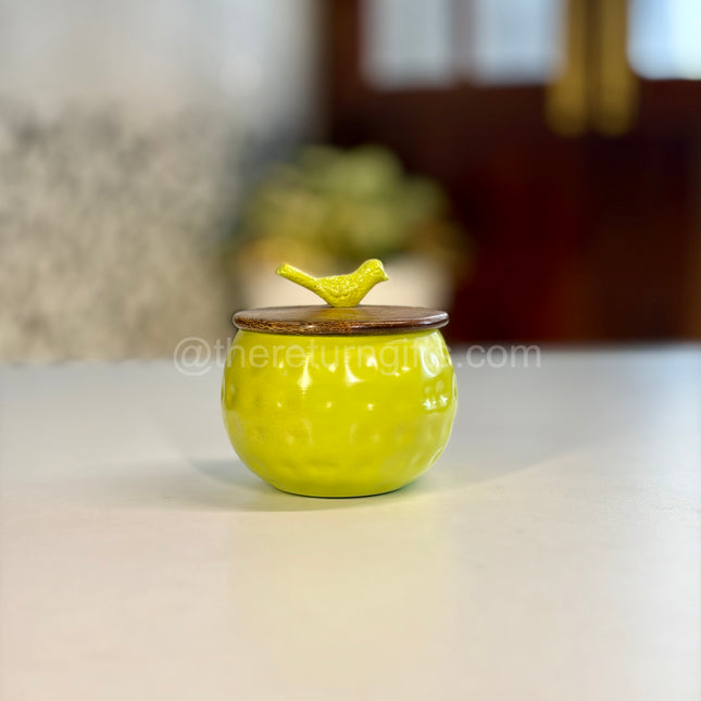 Decorative Bird Jar