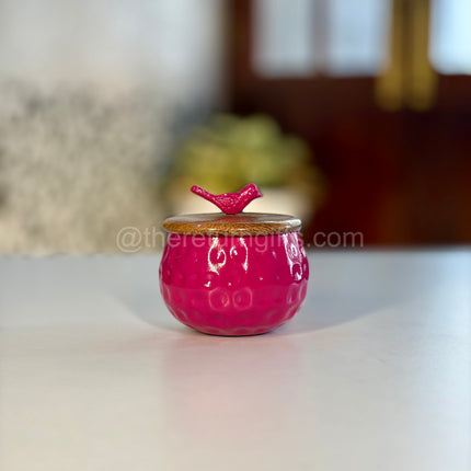 Decorative Bird Jar