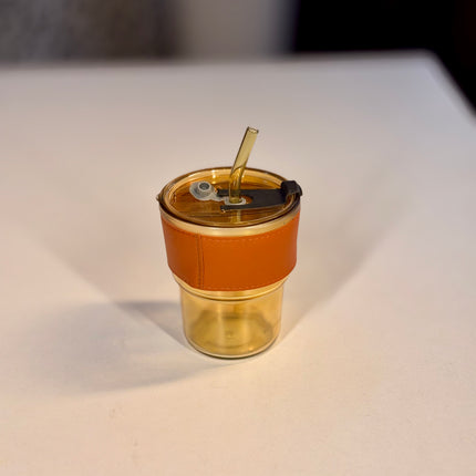 Slub Glass With Bronze Bag