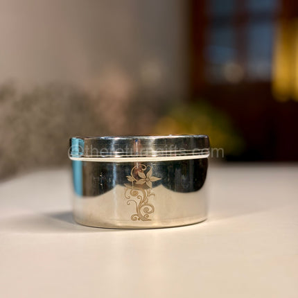 5.5 inch Stainless Steel with Kolam Jute Bag