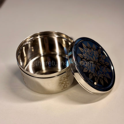 5.5 inch Stainless Steel with Kolam Jute Bag