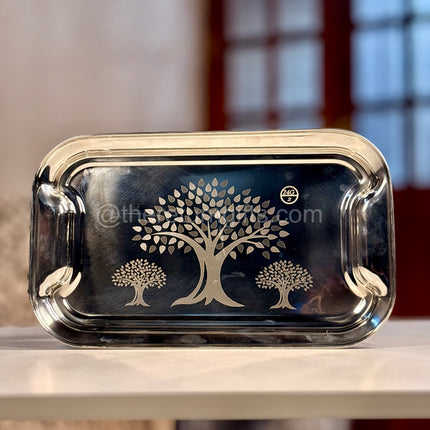 13/8inch Stainless Steel Plate with Transparent Jute Bag