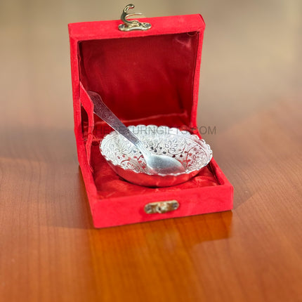 German Silver Cup | TRG0018 | German Silver Pooja Cup with Antique Silver Finish Under ₹200 | Elegant Wedding, Baby Shower & Festive Return Gift