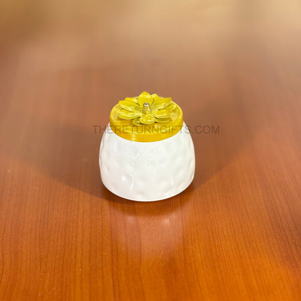 White Cone Jar | TRG0013 | White Cone‑Shaped Decorative Jar Under ₹100 | Elegant Wedding, Housewarming & Festive Return Gift Jar