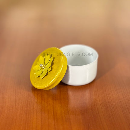 2.5 Inch Decorative Jar | TRG0027 | Mini Decorative Jar with Lid Under ₹100 | Cute Small Jar Favour for Wedding & Baby Shower Return Gifts