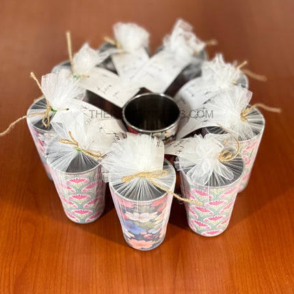 Printed Steel Glass | TRG0071 | Colorful Printed  Stainless Steel Drinking Glass Under ₹200 | Durable Kids & Family Use Glass, Ideal Return Gift