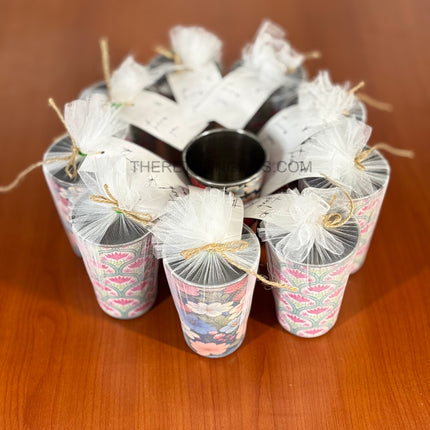 Printed Steel Glass | TRG0071 | Colorful Printed  Stainless Steel Drinking Glass Under ₹200 | Durable Kids & Family Use Glass, Ideal Return Gift