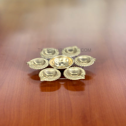 Decorative Urli | TRG0019 | Traditional Brass Metal Urli Decorative for Floating Flowers & Candles Under ₹100 | South Indian Pooja, Diwali & Housewarming Home Decor Return Gift