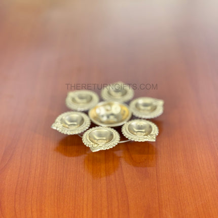 Decorative Urli | TRG0019 | Traditional Brass Metal Urli Decorative for Floating Flowers & Candles Under ₹100 | South Indian Pooja, Diwali & Housewarming Home Decor Return Gift