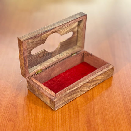 Wooden Tissue Box Tabletop Return Gift | TRG0059 | Handcrafted Wooden Tissue Holder for Dining & Living Room Under ₹400 | Elegant Home & Office Decor Favor