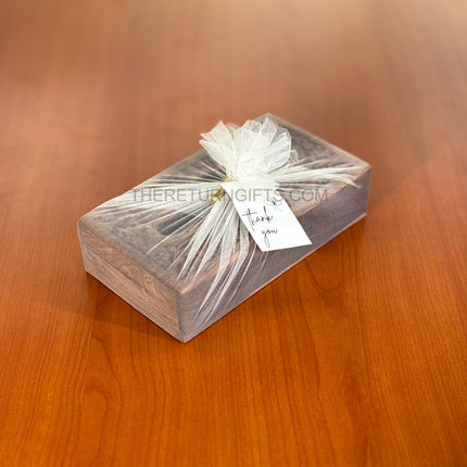 Wooden Tissue Box Tabletop Return Gift | TRG0059 | Handcrafted Wooden Tissue Holder for Dining & Living Room Under ₹400 | Elegant Home & Office Decor Favor
