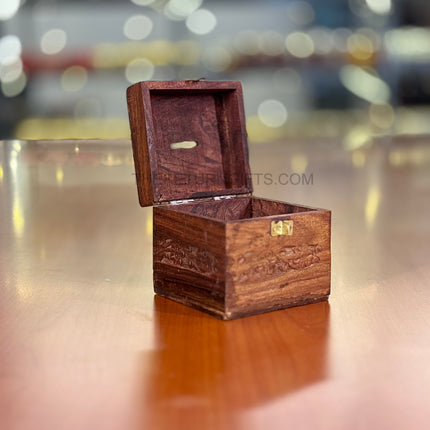 Wooden Coin Box | TRG0060 | Handcrafted Wooden Money Saving Box Under ₹250 | Cute Tabletop Savings Bank for Kids, Adults & Return Gifts