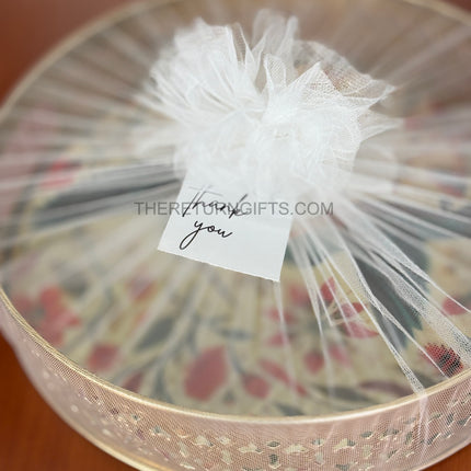 10" Printed Round Tray | TRG0010 | Decorative Printed Round Serving Gift Tray with Floral Designs Under ₹400 | Perfect Hamper & Wedding Festive Return Gift Tray