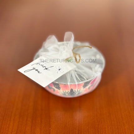 Printed Stainless Steel Bowl | TRG0070 | Floral Printed Steel Bowl Under ₹200 | Daily Use Snack Bowl & Budget Wedding Return Gift