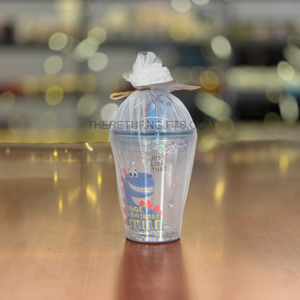 Kids Dome Sipper Cup | TRG0100 | Cute Dome‑Lid Transparent Sipper with Straw Under ₹400 | Juice Cup & Birthday Return Gift