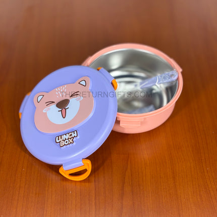 Cute Kids Lunch Box | TRG0095 | Cartoon Printed Multi‑Compartment Tiffin for School Kids Under ₹400 | Fun Leak‑Resistant Lunch Box & Birthday Return Gift