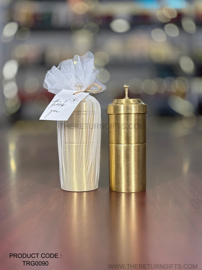 Brass Coffee Filter | TRG0090 | Brass Filter Coffee Brewer Under ₹1000 | Authentic Drip Coffee Maker for Home & Gifting