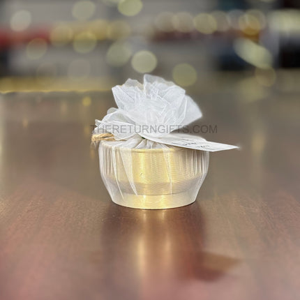 Brass Ice Cream Bowl with Spoon | TRG0092 | Brass Dessert Bowl & Spoon Gift Set Under ₹800 | Elegant Wedding & Housewarming Return Gift