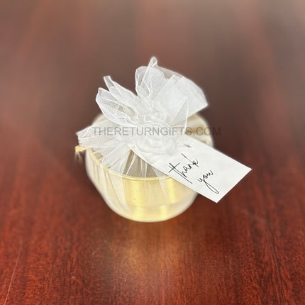 Brass Ice Cream Bowl with Spoon | TRG0092 | Brass Dessert Bowl & Spoon Gift Set Under ₹800 | Elegant Wedding & Housewarming Return Gift