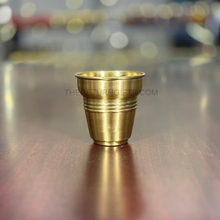 Brass Tumbler | TRG0088 | Pure Brass Drinking Glass Under ₹500 | Premium Water Tumbler & Wedding / Housewarming Return Gift