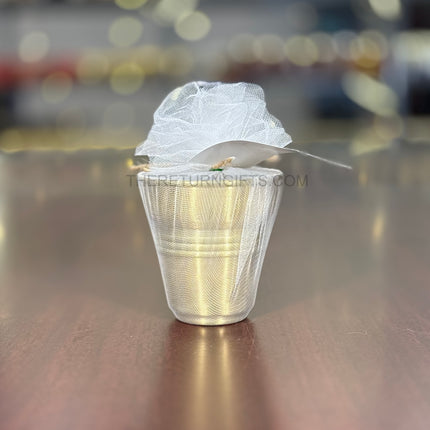 Brass Tumbler | TRG0088 | Pure Brass Drinking Glass Under ₹500 | Premium Water Tumbler & Wedding / Housewarming Return Gift