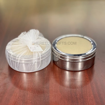 Stainless Steel Transparent Lid Spice Box | TRG0093 | Classic Steel Masala Dabba with 7 Inner Cups & Spoon Under ₹400 | Daily Use Kitchen Organizer & Wedding Return Gift