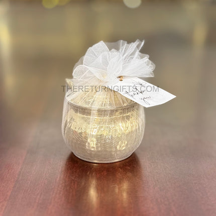 Brass Ghee Pot with Lid Return Gift | TRG0128 | Handcrafted Brass Kitchen Gift Under ₹1200 | Wedding & Housewarming Favor