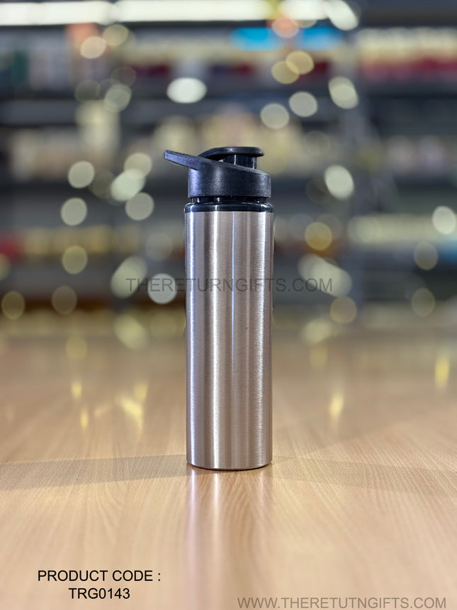 Stainless Steel Sipper Bottle Return Gift | TRG0143 | Durable Steel Water Bottle | Wedding, School & Utility Favor Under ₹250