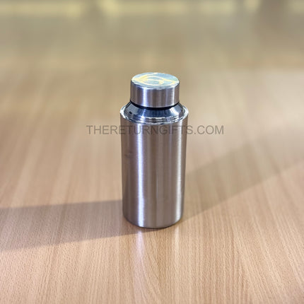 Stainless Steel Mini Water Bottle Return Gift | TRG0145 | Compact Steel Drinking Bottle | Wedding, School & Utility Favor Under ₹200
