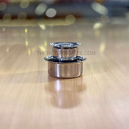 Stainless Steel Dabara Tumbler Set Return Gift | TRG0141 | Traditional South Indian Coffee Set | Wedding & Housewarming Favor Under ₹100