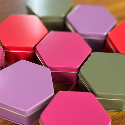 Hexagon Metal Gift Box (10 pieces)