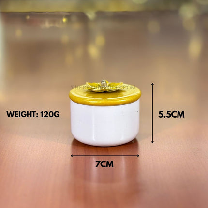 2.5 Inch Decorative Jar | TRG0027 | Mini Decorative Jar with Lid Under ₹100 | Cute Small Jar Favour for Wedding & Baby Shower Return Gifts