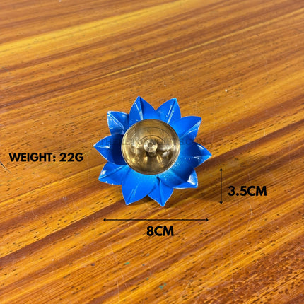 Lotus Diya | TRG0026 | Metal Lotus‑Shaped Diya for Pooja & Diwali Decor Under ₹100 | Auspicious Temple, Home & Return Gift Lamp