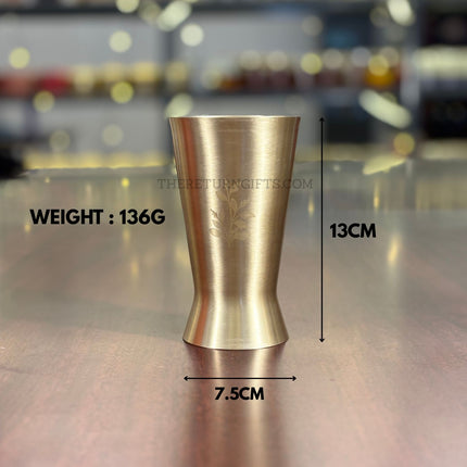 Mini Brass Lassi Tumbler Return Gift | TRG0129 | Handcrafted Brass Drinkware Under ₹1200 | Wedding & Housewarming Favor