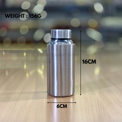 Stainless Steel Mini Water Bottle Return Gift | TRG0145 | Compact Steel Drinking Bottle | Wedding, School & Utility Favor Under ₹200