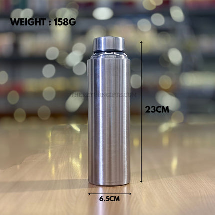 Slim Stainless Steel Water Bottle Return Gift | TRG0146| Sleek Steel Drinking Bottle | Wedding, Office & Utility Favor Under ₹250